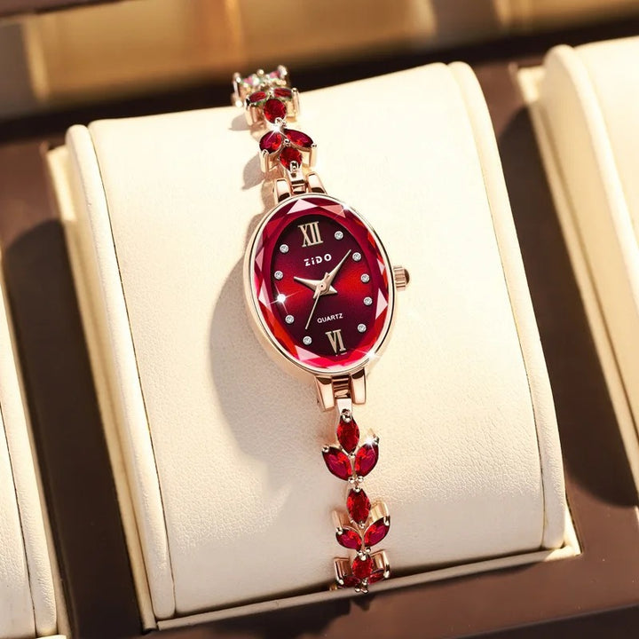 Women's Luxury Rhinestone Inlaid Bracelet Quartz Watch