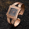 Square Dial Bangle Bracelet Style Quartz Watch