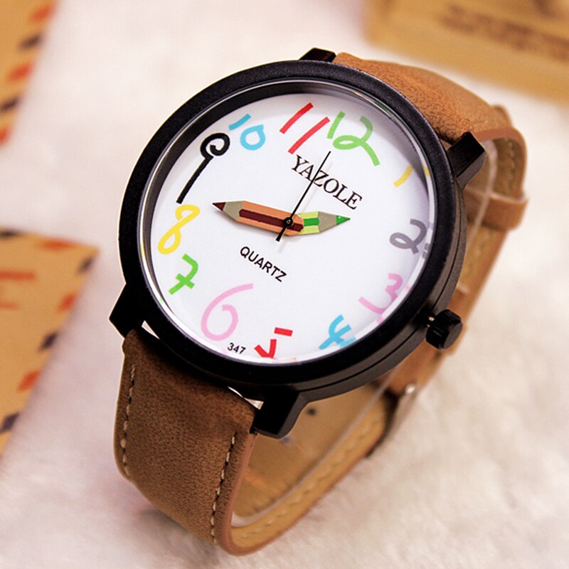 Cartoon Doodle Large Display Quartz Watches