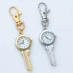 Key Shaped Pocket Pendant Key Ring Quartz Watch