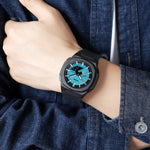 Men's Sporty Dual-Time Digital LED Display Wristwatches