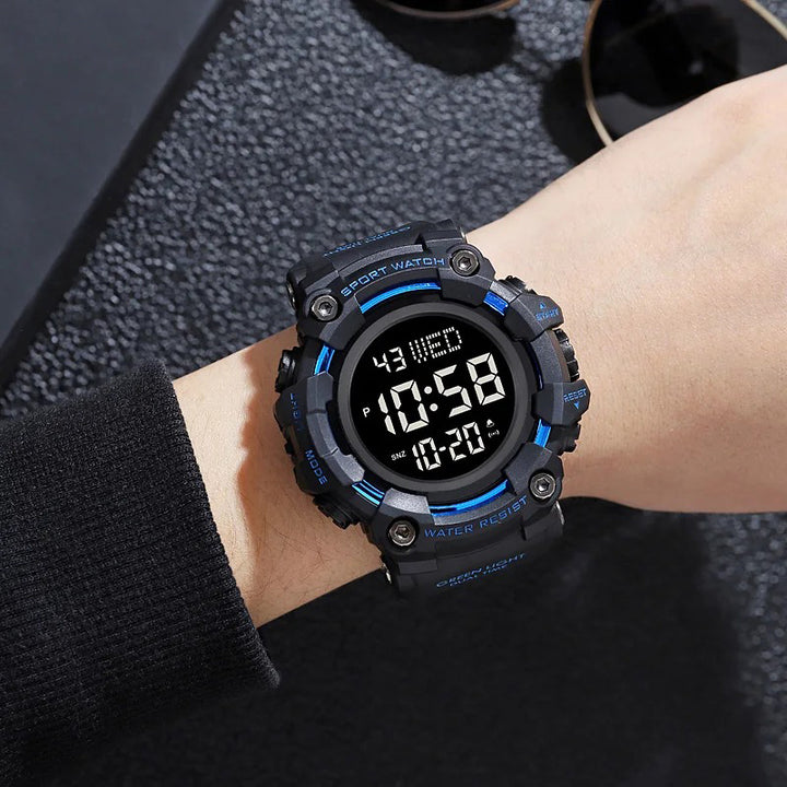 Large Case Outdoor Fashion Sport Digital Watch for Men