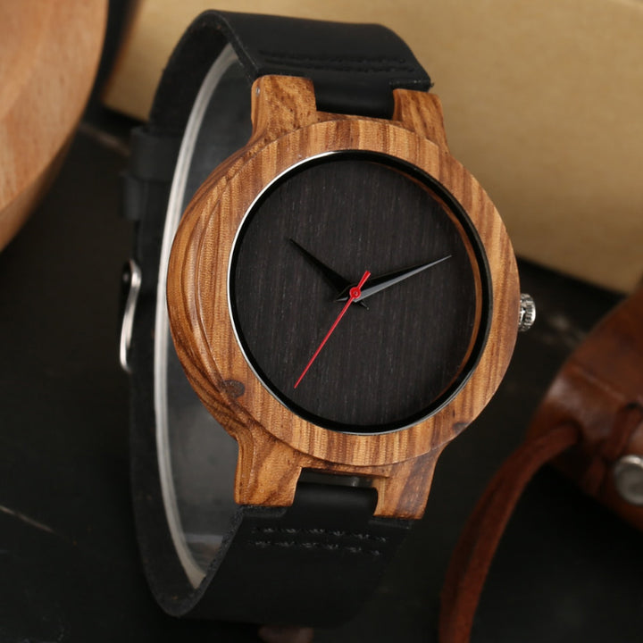 Casual Minimalist Unisex Wooden Quartz Watches