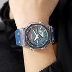 Colorful Dual Display Electronic Watch for Men