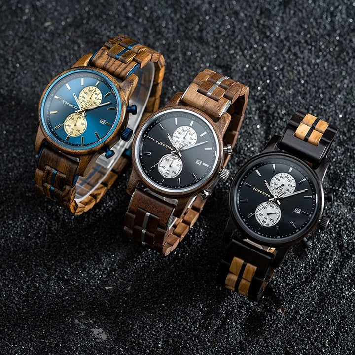 Urban Outdoor Style Wooden Watch for Men