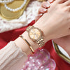 Stainless Steel Luxury Rhinestone Quartz Watch for Women