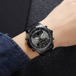 Modern Chronograph Stainless Steel Watch for Men