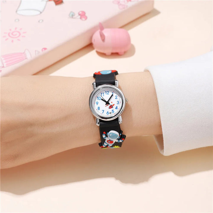 Trendy and Casual Astronaut Pattern Children's Watch