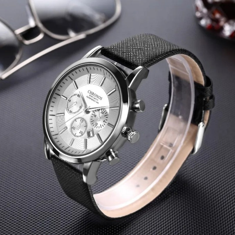 Luxury Design Leather Strap Watch