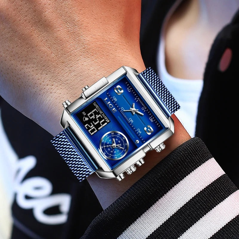 Multiple Time Display Luxury Quartz Watch for Men – Inspire Watch