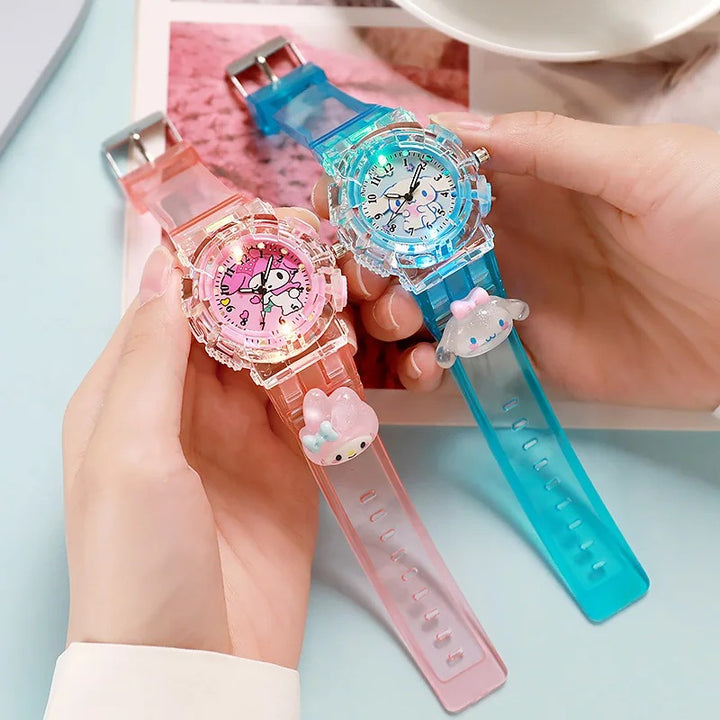 Kid-Friendly Cartoon LED Watch with Multiple Bright Display Colors