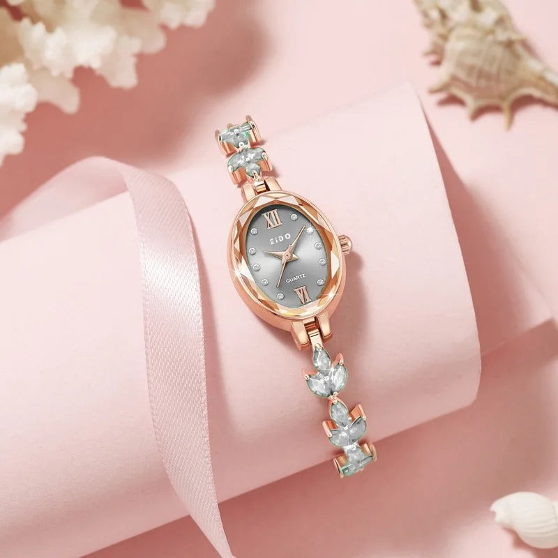 Women's Luxury Rhinestone Inlaid Bracelet Quartz Watch