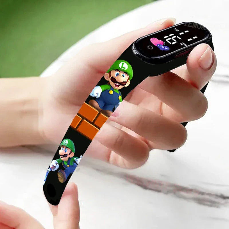 Cartoon Character Design LED Watch for Kids' Daily Wear