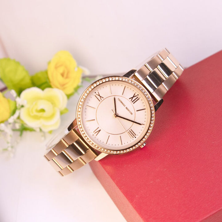 Fancy Roman Numerals Quartz Watch for Women