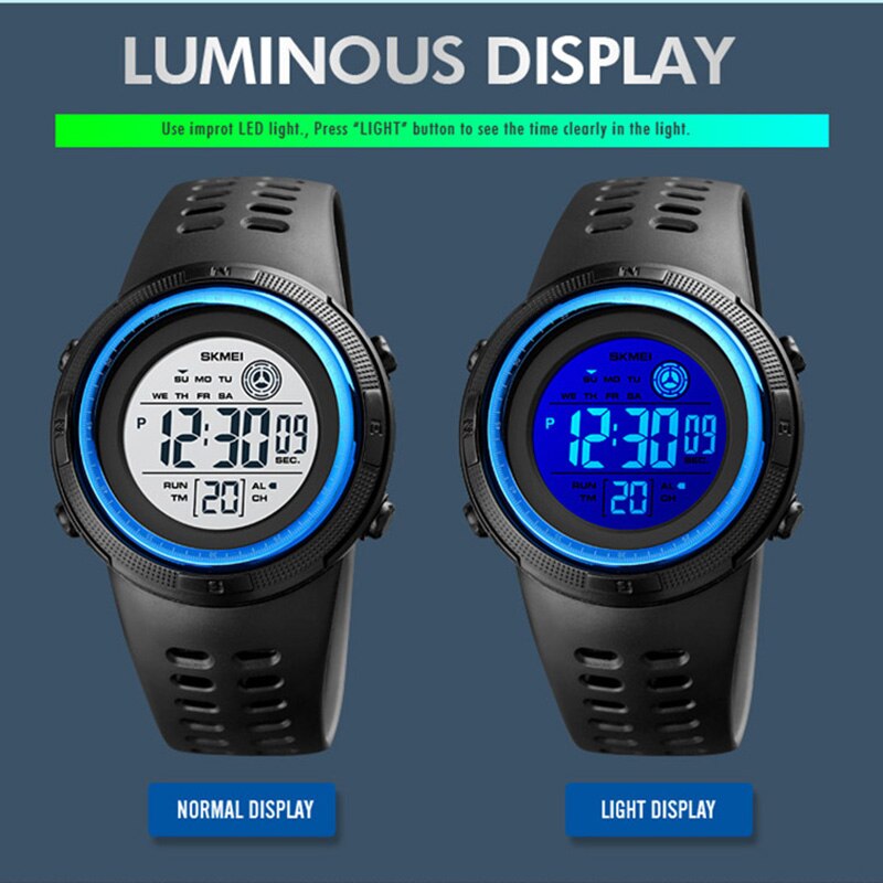 Classic and Simple Digital Display Sports Watch