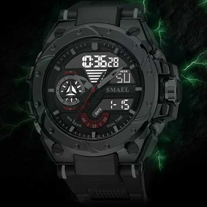 Water-resistant Multi-functional Military Watch for Men