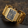 Exquisite Fashion Rectangle Dial Bracelet Quartz Watch for Women