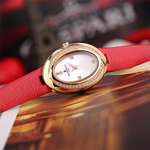 Rich and Elegant Oval Dial Luxury Watch for Women