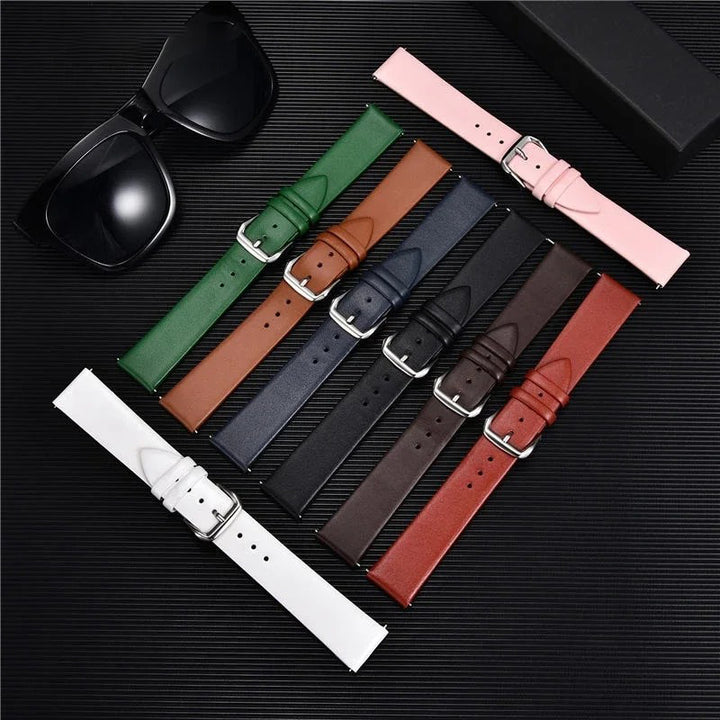 Ultra-thin Genuine Leather Replacement Watchband Upgrade