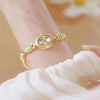 Retro Natural Dongling Stone Chain Women's Bracelet Wristwatch