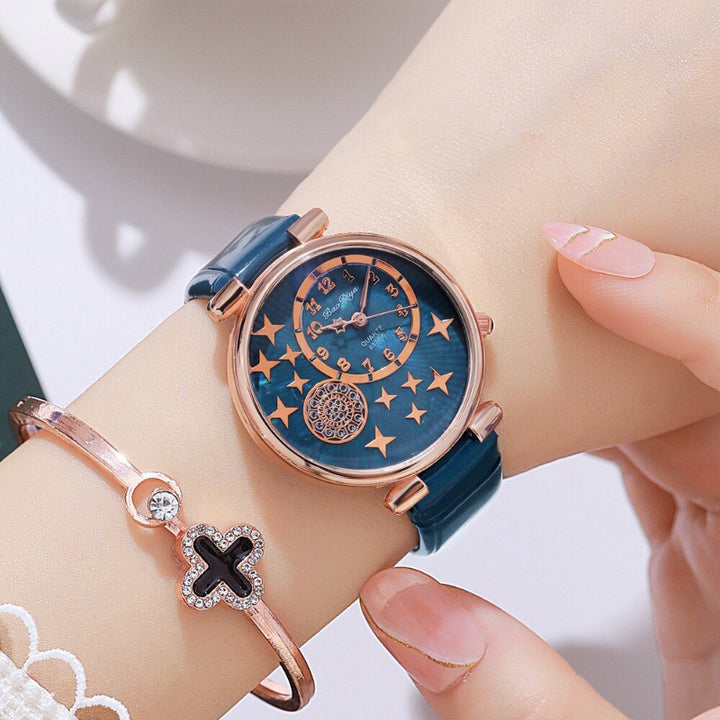 Top Trend Stars and Rhinestone Casual Watch for Women