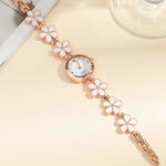 Flower Design Women's Bracelet Quartz Watch