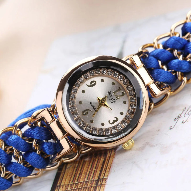 Women's Bohemian Style Braided Band Women's Quartz Watch