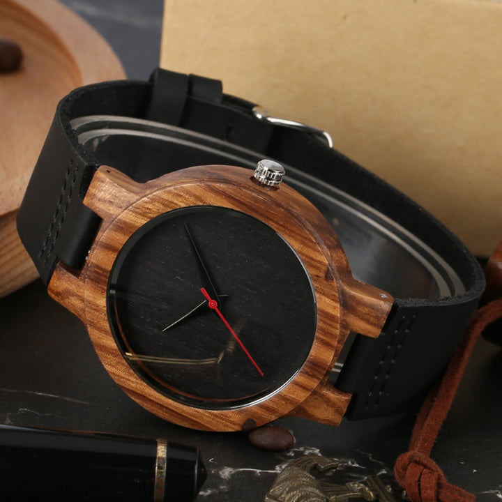 Casual Minimalist Unisex Wooden Quartz Watches