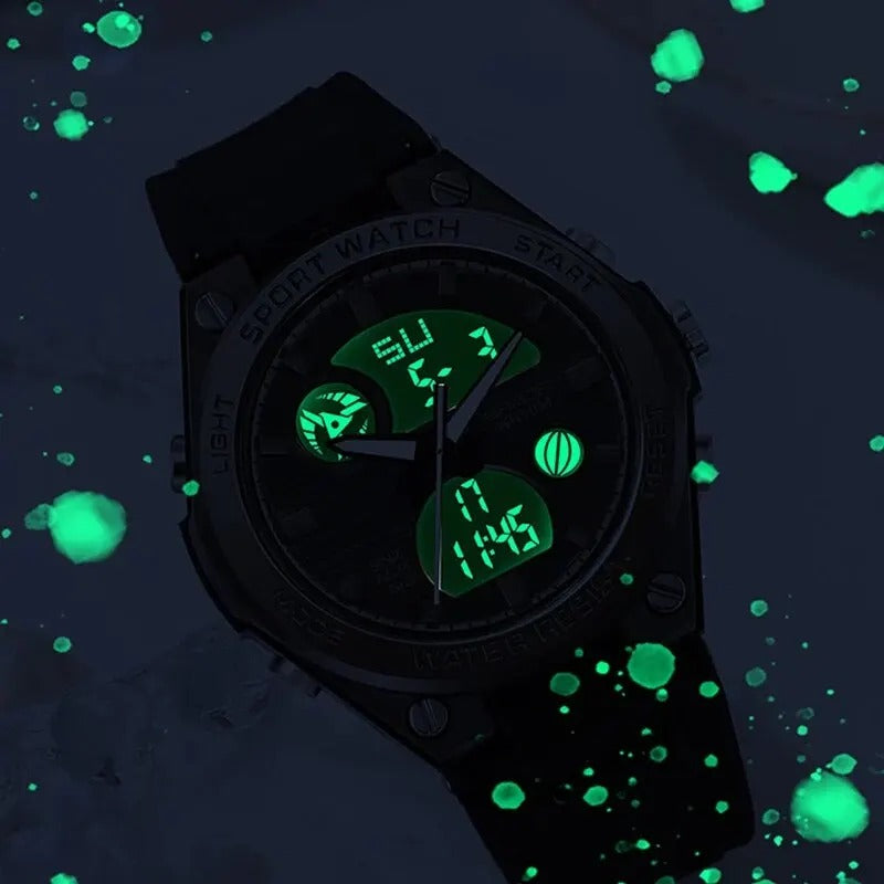 Luminous Digital LED Display Fashion Sports Wristwatch