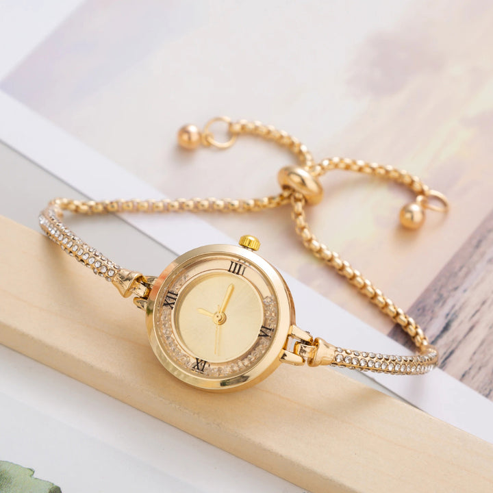 Delicate Small Dial Quartz Watch Bracelet