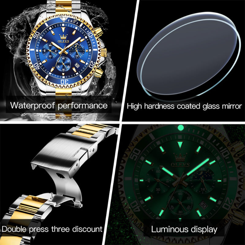 Top Quality Stainless Steel Luxury Watch for Men