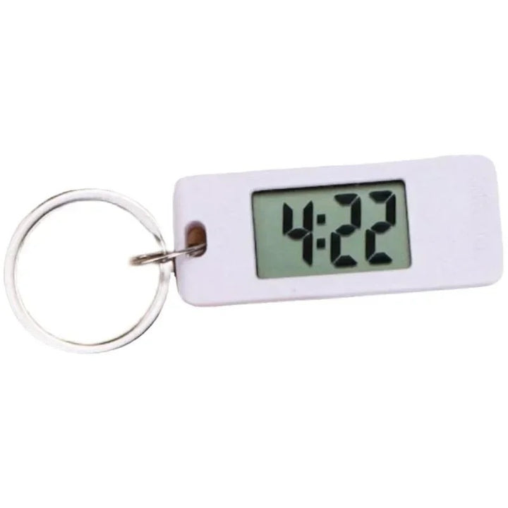 Travel-Friendly Portable Small Digital Hanging Keychain Watch