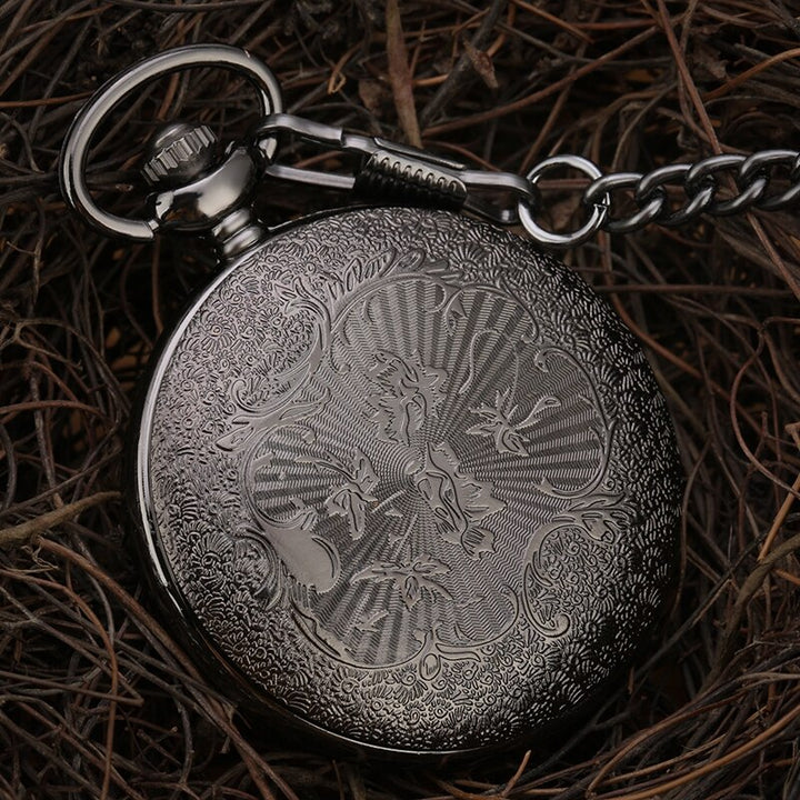 Hollow Case Vintage Quartz Pocketwatch