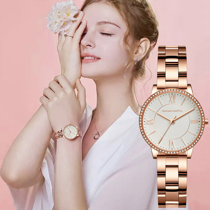 Fancy Roman Numerals Quartz Watch for Women