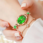 Women's Luxury Rhinestone Inlaid Bracelet Quartz Watch