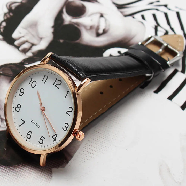 Minimalist Arabic Numerals Quartz Watches