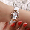 Rich and Elegant Oval Dial Luxury Watch for Women