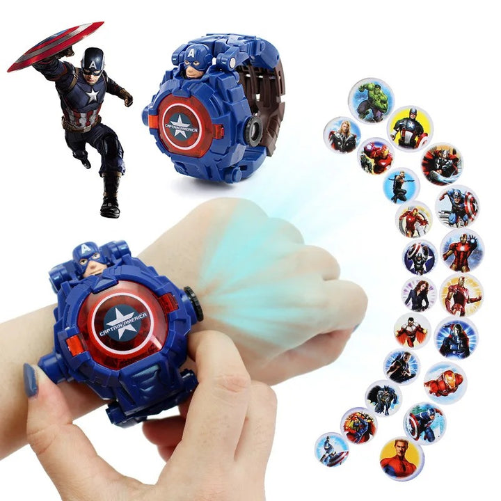 Transformer-Inspired Robot Design Digital Watches for Kids
