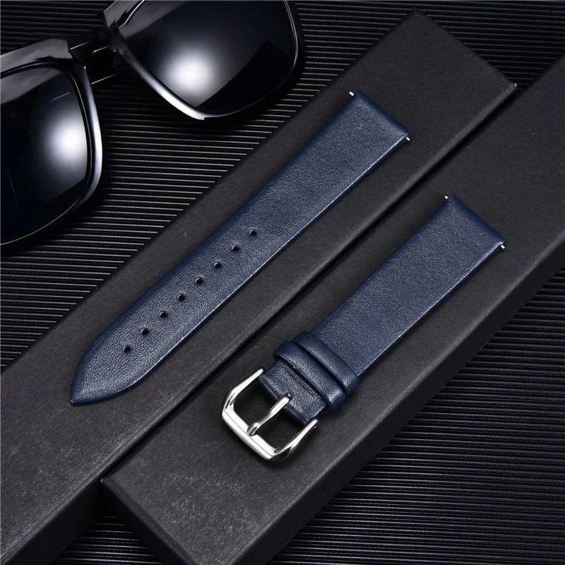 Ultra-thin Genuine Leather Replacement Watchband Upgrade