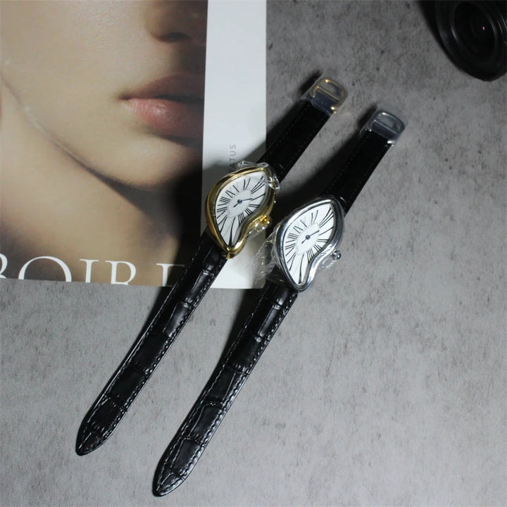 Distinctive Design Roman Numeral Quartz Watch for Women