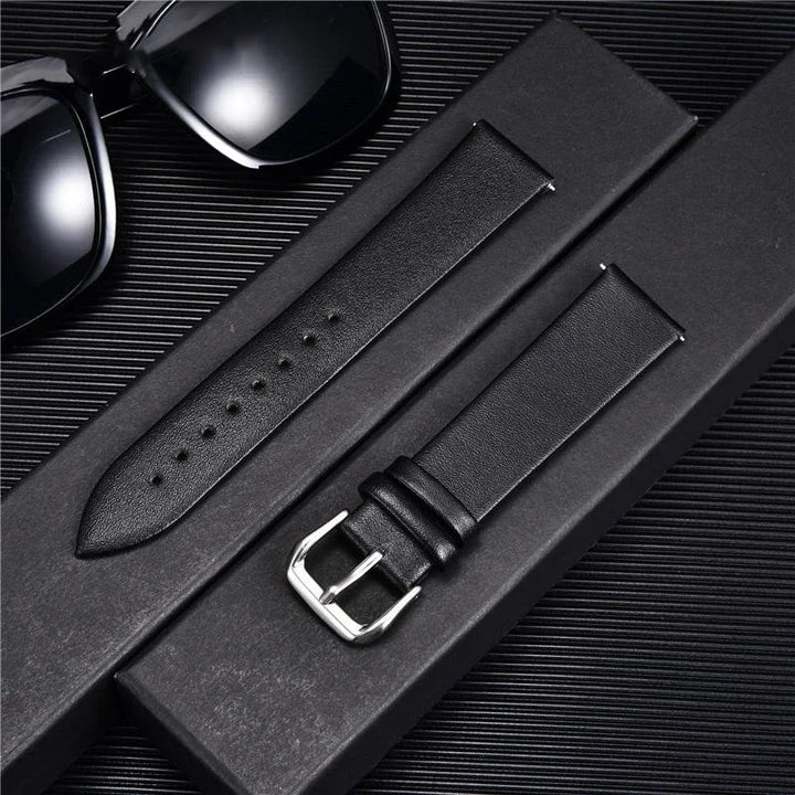 Ultra-thin Genuine Leather Replacement Watchband Upgrade