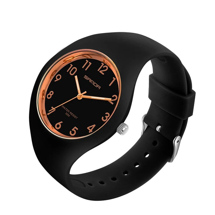 Chic and Vibrant Candy-Color Minimalist Quartz Watch