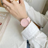 Flat Macaroon Color Minimalist Quartz Watch for Women