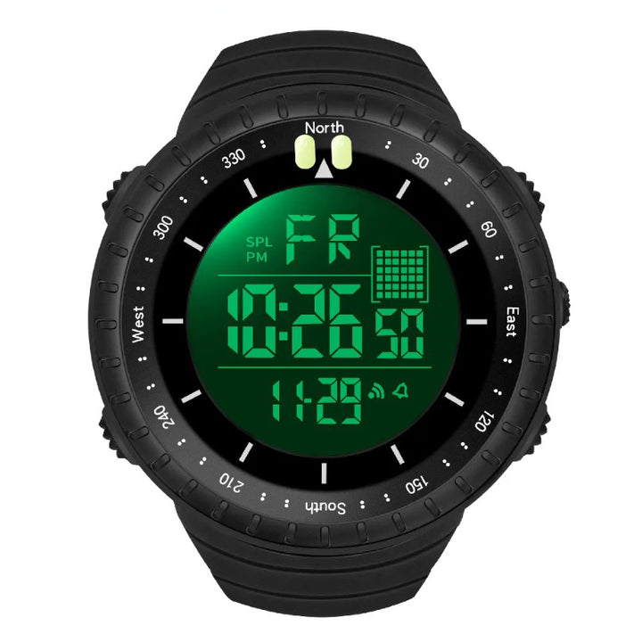 Multi-Function Large Digital Display Sports Watch for Men