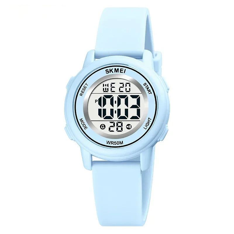 Colorful LED Backlight Children's Digital Sports Wristwatches