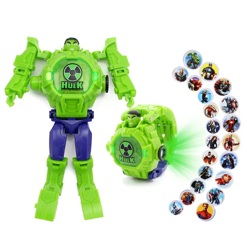 Transformer-Inspired Robot Design Digital Watches for Kids