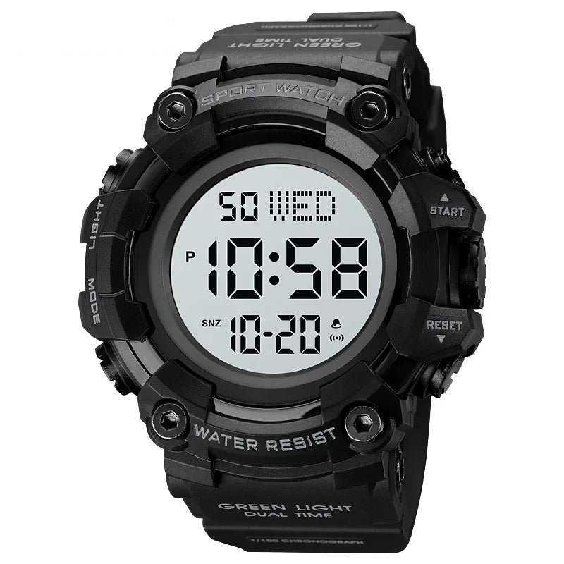 Large Case Outdoor Fashion Sport Digital Watch for Men