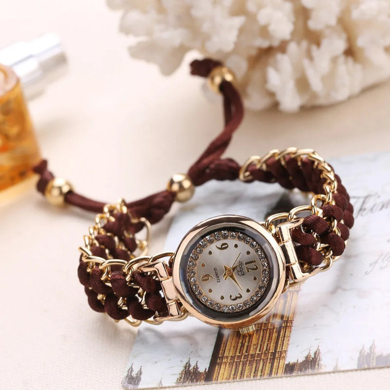 Women's Bohemian Style Braided Band Women's Quartz Watch