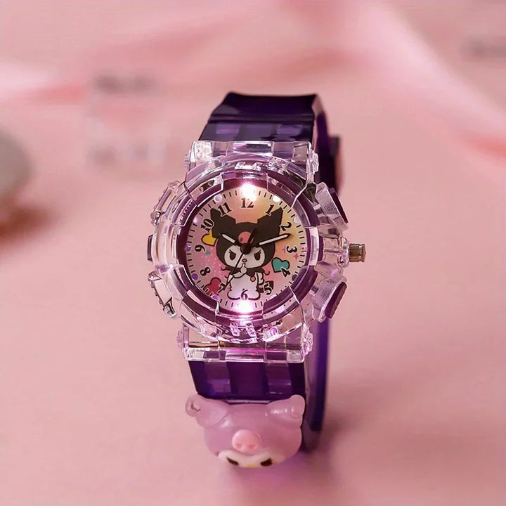 Kid-Friendly Cartoon LED Watch with Multiple Bright Display Colors