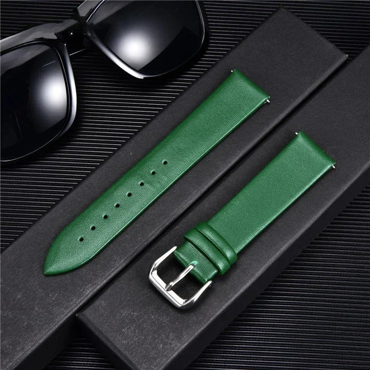 Ultra-thin Genuine Leather Replacement Watchband Upgrade